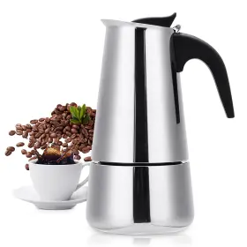 Vonates 786227500066 Stovetop Espresso Maker 6 Cup Moka Pot Italian Coffee Percolator Sta
