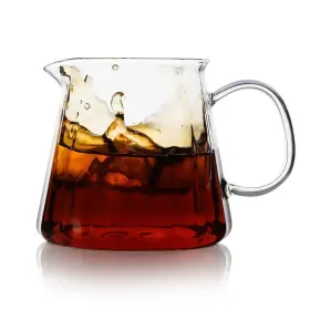 Watchget 972001185427 Glass Coffee Carafe 600ml/20oz - Heat Resistant Borosilicate Server Cl