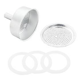 Waziaqoc Xingjy0744-003 Espresso Moka 3cup Replacement Funnel Kits 1pack 3 Cup Style 2