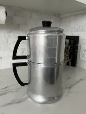 3072 Wear-ever Vintage 12 Cup Coffee Percolator Aluminum No Usa