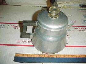 Wearever X-3002 Aluminum Glass Bubble Top 2 Cup Stove Coffee Percolator Pot Rare