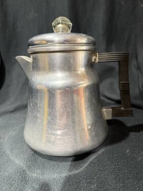 Wearever X-3006 Vintage Wear Ever Aluminum 4-6 Cup Stove Top Coffee Percolator - Complete