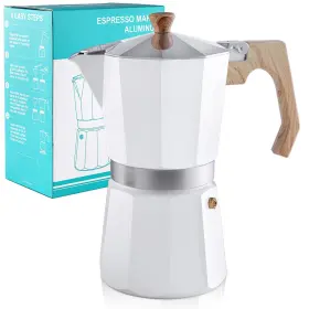 Wedrink 738629449169 Stovetop Espresso Maker Aluminum Moka Pot 9 Cup15.2oz Cuban Coffee Make