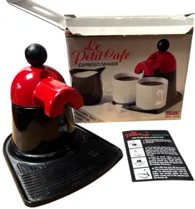 Esp89r Wel-bilt Vintage Welbilt Espresso Maker Mini Bar Lolita 2 Cups Le Petit Cafe Made N Italy