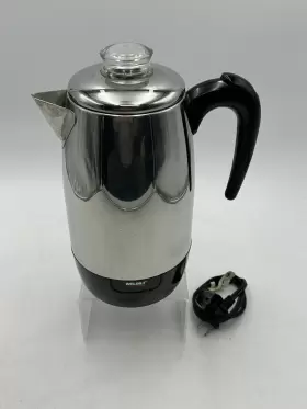 Pw-28 Welbilt Vintage Electric Percolator Coffee Maker 8 Cup Tested Great Cond