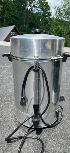 West Bend 33600 Aluminum Percolator Coffee Maker 100-cup 16l Capacity For Catering