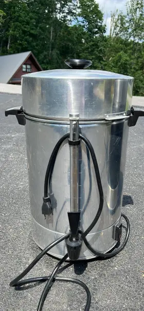 33600 West Bend Aluminum Percolator Coffee Maker 100-cup 16l Capacity For Catering