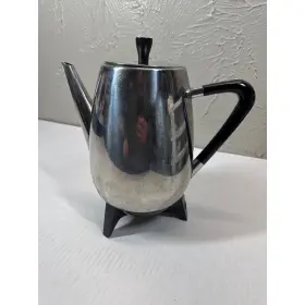 7248 West Bend No. 9 Cup Coffee Pot Stainless Steel Automatic Percolator