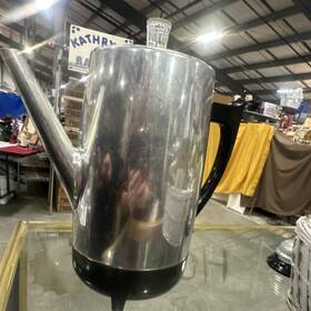 West Bend 9399 12 Cup Automatic Electric Percolator Aluminum Cat. No