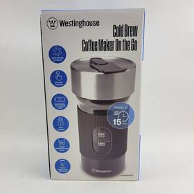 Westinghouse 895091303651 Cold Brew Coffee Maker On The Go. Color Blue