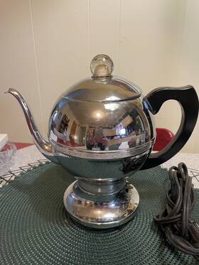 Westinghouse P-g44 Rare Vintage Chrome Coffee Percolator Mcm Atomic Electric