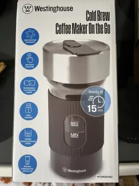 Wkcmgo1obu Westinghouse Cold Brew Coffee Maker On The Go Ready In 15 M Inch Brand New Box
