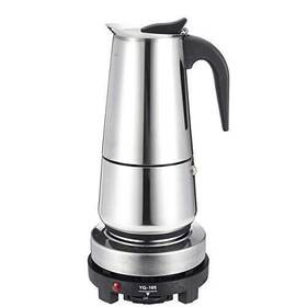 Will 787874707562 200/450ml Portable Espresso Coffee Maker Moka Pot Stainless Steel With Electric