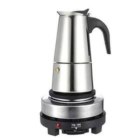 Will 787874707579 200450ml Portable Espresso Coffee Maker Moka Pot Stainless Steel With Electri