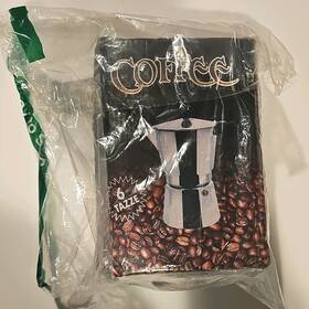 Wolen Boch8r8bq3 Moka Pot Coffee Maker Stovetop Espresso Silver 6 Cup