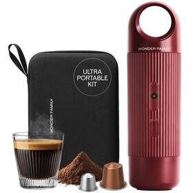 Wonder Family Pem 1 Portable Espresso Maker For Travel - Coffee 5 Cup With Cold Water 150 C