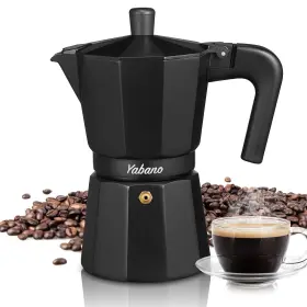 Yabano 600358890478 Stovetop Espresso Maker 6 Cups Moka Coffee Pot Italian For G
