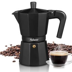 Yabano 712858888715 Stovetop Espresso Maker 1 Cups Moka Coffee Pot Italian For Ga