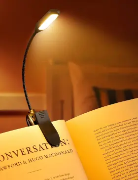 Mt538 Yama Glass Book Lights For Reading At Night In Bed 80 Hours Runtime Led Light Recharg
