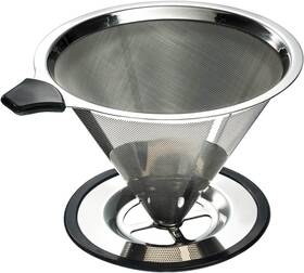 Yitelle Synchkg091031 Clever Pour Over Coffee Dripper With Cup Stand Size #4 - Paperless And Reusabl