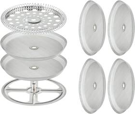 Ymmind B-filters-8p 8 Pieces French Press Replacement Parts Stainless Steel Set 6 2