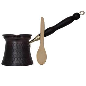 You Deserve Better 689530955921 Ydb Copper-kcp Series9.5floz-turkish Greek Arabic Armenian Coffee Pot With Wo
