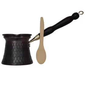 You Deserve Better 689530955921 Ydb Copper-kcp Series9.5floz-turkish Greek Arabic Armenian Coffee Pot With Wo