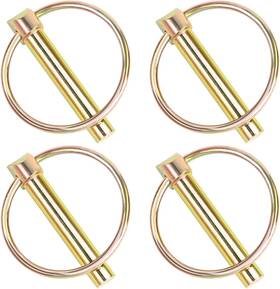 Yuntop 744110147544 4 Pcs Heavy Duty Lynch Pin With Ring 5/16 Inch / 8 Mm X 1-3/4 45