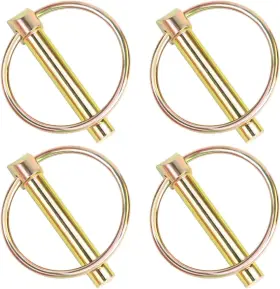 Yuntop 744110147544 4 Pcs Heavy Duty Lynch Pin With Ring 5/16 Inch / 8 Mm X 1-3/4 45