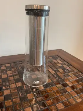 Cp-gp-100 Zell Airtight Cold Brew Ice Coffee Tea Pot 1l With Directions