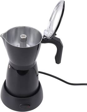 Zerodis Zerodisg4d70usoef Electric Pot Aluminum Alloy Italian Coffee Maker Carafe 300ml 6 Cups