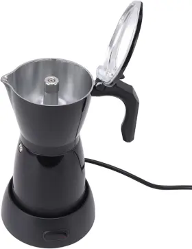 Zerodisg4d70usoef Zerodis Electric Pot Aluminum Alloy Italian Coffee Maker Carafe 300ml 6 Cups