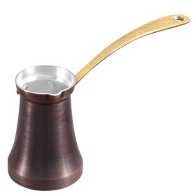Zhshop 120/200 Handmade Copper Turkish Coffee Pot Cezve/ibrik Multifunctional For Greek And Ara