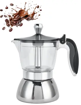 Zlxhdlo18zth3xra Zlxhdl Stainless Steel Mocha Kettle 6.8 Ounce Capacity Equivalent To 4 Cups Induct