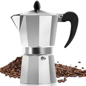 Zulay Kitchen 093674185401 Italian Style 8 Espresso Cup Moka Pot Classic Stovetop Maker