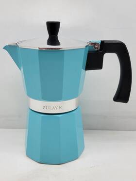 Zulay Kitchen 313110716755 Classic Stovetop Espresso Maker For Great Flavored Strong