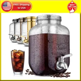 Zulay Kitchen 705353685163 Kit Chen 1 Gallon Cold Brew Coffee Maker - Large Iced Tea And Pitc