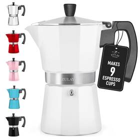 Zulay Kitchen B0cv9ds1s5 Moka Pot Espresso Stovetop Coffee Maker - Leak-proof Stainless Steel Eas