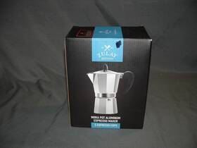 Zulay X00293mfjv New Kitchen Moka Pot Aluminum 5 Cup Espresso Maker -