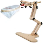 Adjustable Embroidery With Swivel Holder, Cross Stitch Hoop Stand, New. Price: $84.81.