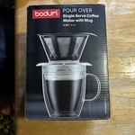 Bodum Pour Over Single Serve Coffee Maker With Mug New. Price: $23.99.