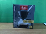 Melitta Pour-over Coffee Brewer W/ Glass Carafe, Holds 6 Oz Cups New. Price: $16.99.