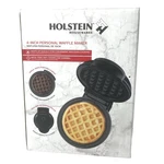 Holstein Housewares Personal Non-stick Maker 4"MINI Waffles Compact New. Price: $12.95.