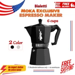 Bialetti Moka Exclusive Espresso Maker 6 Cup Stovetop Coffee Percolator New. Price: $140.65.