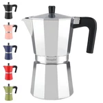 Mongdio Espresso Maker Moka Pot, Cuban 9 Cup, Silver New. Price: $34.08.