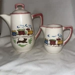 Zell Harmersbach Pottery Coffee/tea & Creamer #1756 Small Used. Price: $18.00.