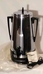 Vintage Cory Royal Buffet Electric Coffee Percolator Model A20P Excellent! Used. Price: $49.00.