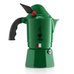 Bialetti Moka Alpina 3 Cup Green Break Stovetop Coffee Espresso Maker Aluminium Brand. Price: $49.54.