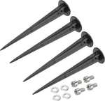 Meccanixity Solar Light SPIKES,35X160MM Threaded M5 Ground Stakes For Garden... New. Price: $13.68.