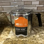 Gsi Sports Glacier Stainless 6 Cup Perc Coffee Pot - New. Price: $29.97.